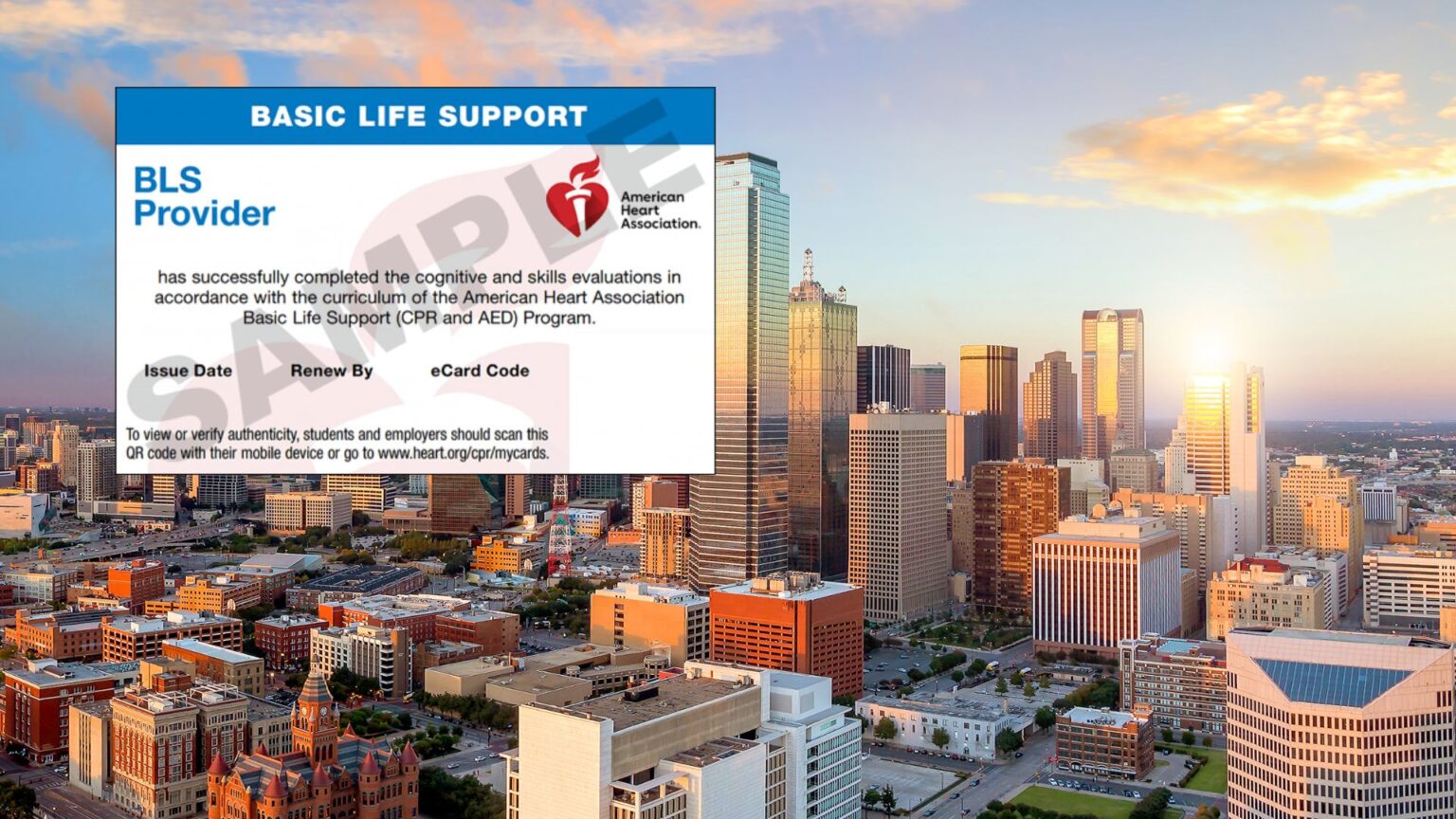 CPR Dallas Top Rated Red Cross BLS CPR Classes